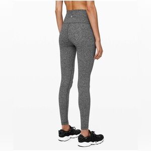 Lululemon Wunder Under Hi-Rise 7/8
Tight *25" Heathered Black Gray sz 6